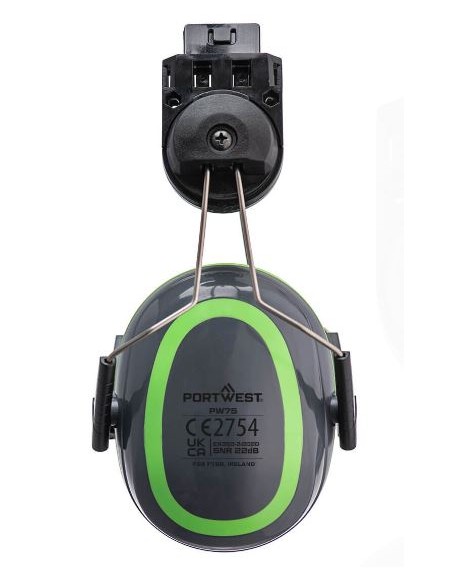 Cuffie Clip-On Alta Visibilità Ear Defenders Low 22 dB
