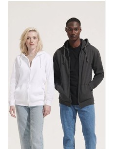 Felpa Full Zip con Cappuccio 280