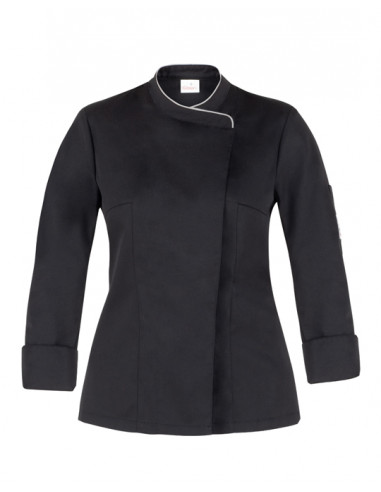 Giacca Susi Nero 65% Poliestere 35% Cotone gr.200