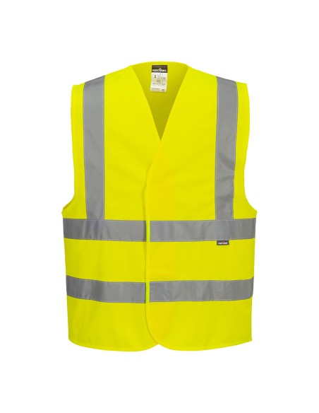 Gilet Una Banda Orizzontale e Due Verticali Alta Visibilità