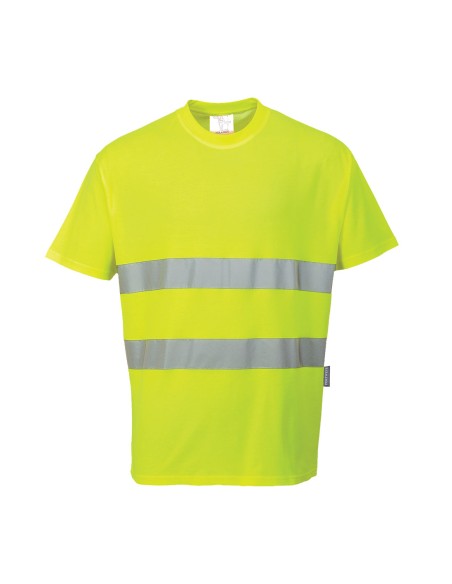 T-Shirt Alta Visibilità in Misto Cotone