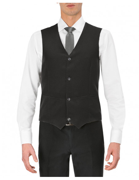 Gilet Miguel Nero Poliestere 100% gr.160