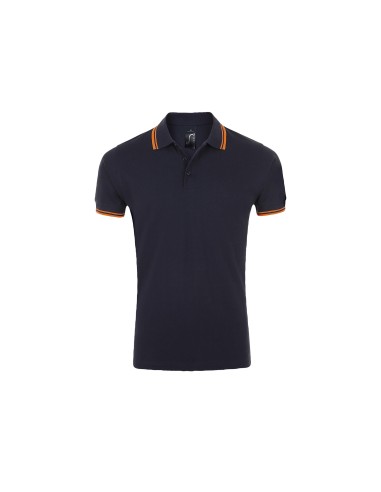 Polo da Uomo con Dettagli a Contrasto Piquè 200