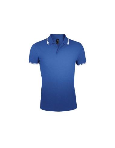 Polo da Uomo con Dettagli a Contrasto Piquè 200