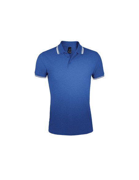Polo da Uomo con Dettagli a Contrasto Piquè 200