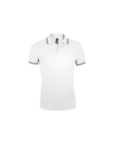 Polo da Uomo con Dettagli a Contrasto Piquè 200
