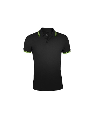 Polo da Uomo con Dettagli a Contrasto Piquè 200