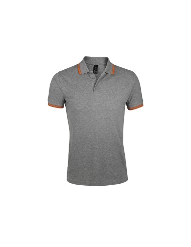 Polo da Uomo con Dettagli a Contrasto Piquè 200