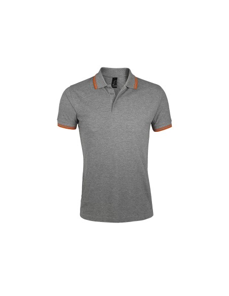 Polo da Uomo con Dettagli a Contrasto Piquè 200