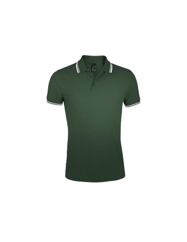 Polo da Uomo con Dettagli a Contrasto Piquè 200