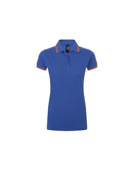 Polo da Donna con Dettagli a Contrasto Piquè 200