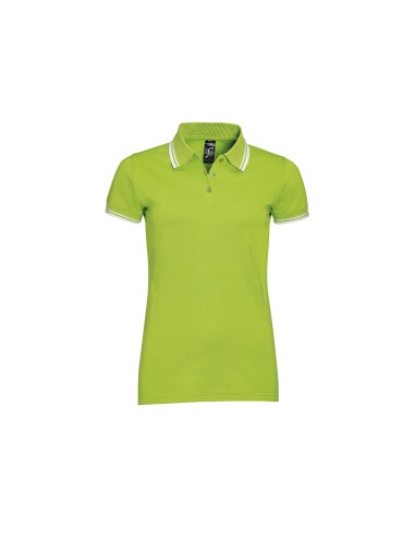 Polo da Donna con Dettagli a Contrasto Piquè 200
