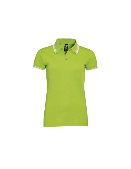 Polo da Donna con Dettagli a Contrasto Piquè 200