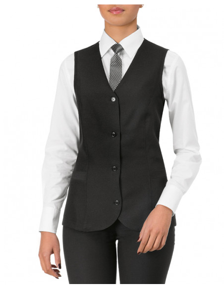 Gilet Rosita Nero Poliestere 100% gr.160