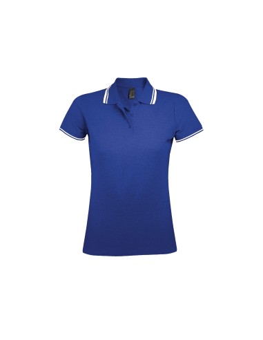 Polo da Donna con Dettagli a Contrasto Piquè 200