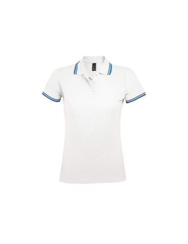 Polo da Donna con Dettagli a Contrasto Piquè 200