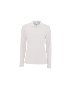 Polo da Donna a Maniche Lunghe Piquè 180 2