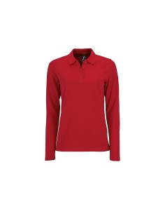 Polo da Donna a Maniche Lunghe Piquè 180 2