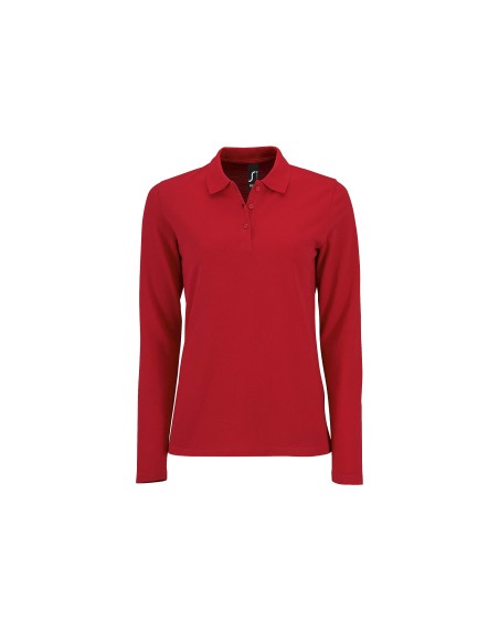Polo da Donna a Maniche Lunghe Piquè 180