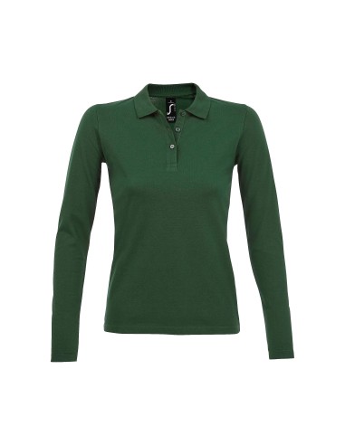 Polo da Donna a Maniche Lunghe Piquè 180