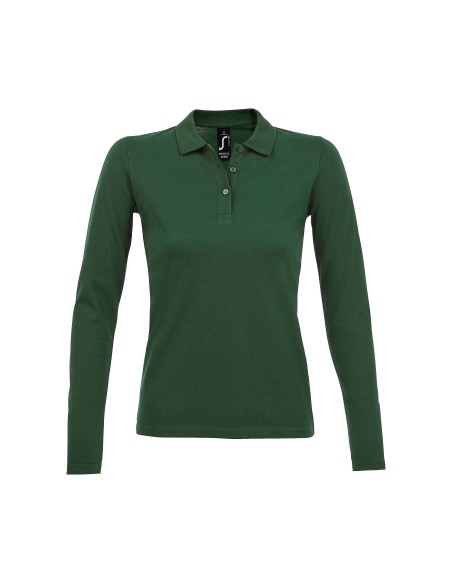 Polo da Donna a Maniche Lunghe Piquè 180