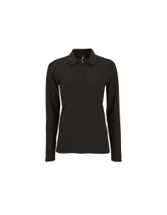 Polo da Donna a Maniche Lunghe Piquè 180 2