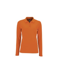 Polo da Donna a Maniche Lunghe Piquè 180 2