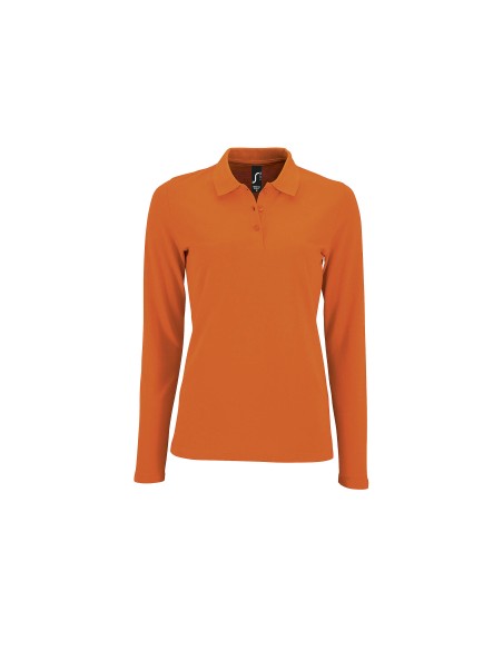 Polo da Donna a Maniche Lunghe Piquè 180