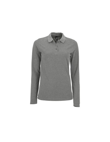 Polo da Donna a Maniche Lunghe Piquè 180