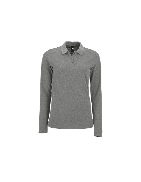 Polo da Donna a Maniche Lunghe Piquè 180