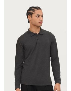 Polo da Uomo a Maniche Lunghe Piquè 180