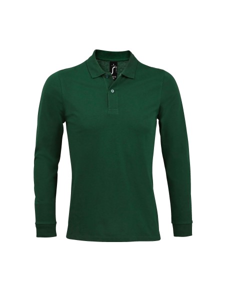 Polo da Uomo a Maniche Lunghe Piquè 180