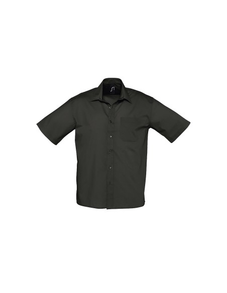 Camicia Uomo Manica Corta Popeline 95