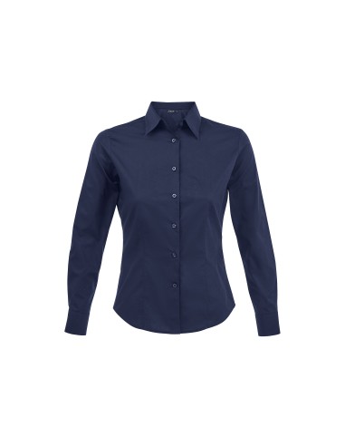Camicia Donna Manica Lunga Elasticizzata...