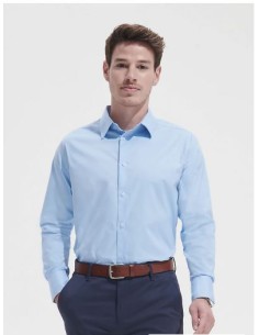 Camicia Uomo Manica Lunga Elasticizzata Stretch 140