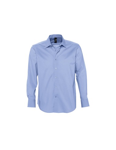 Camicia Uomo Manica Lunga Elasticizzata Stretch...