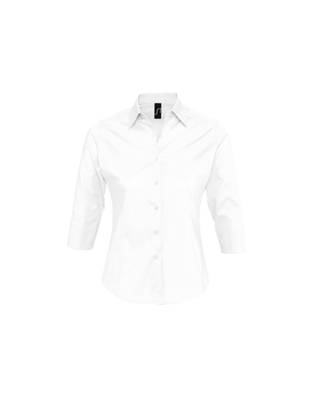 Camicia Donna Maniche 3/4 Elasticizzata Stretch 140