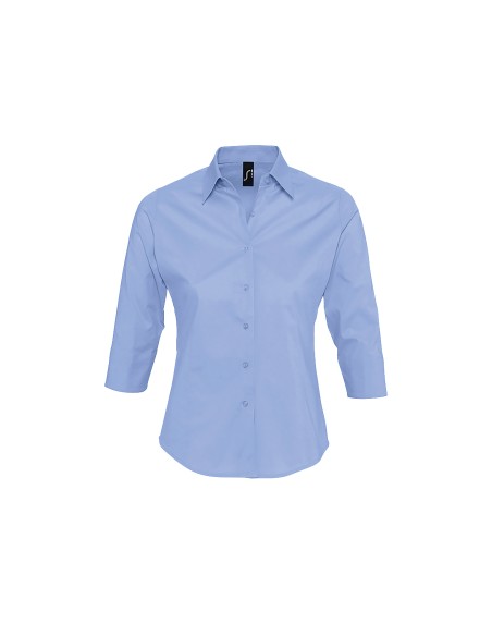 Camicia Donna Maniche 3/4 Elasticizzata Stretch 140