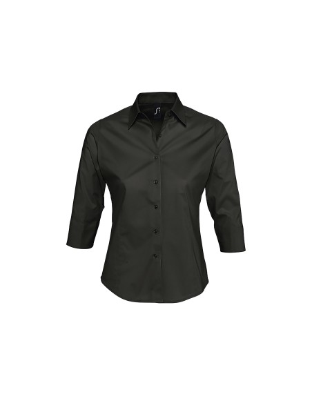 Camicia Donna Maniche 3/4 Elasticizzata Stretch 140