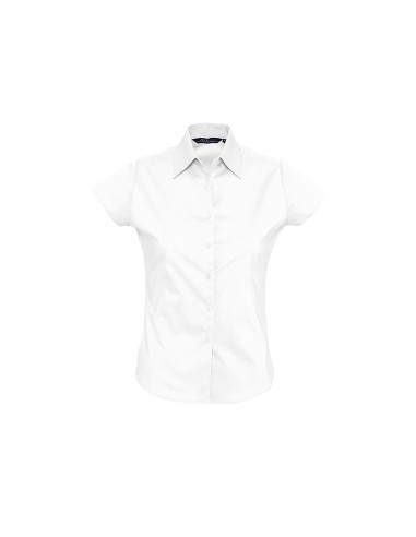 Camicia Donna Manica Corta Elasticizzata...