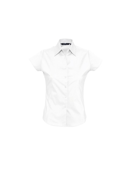 Camicia Donna Manica Corta Elasticizzata Stretch 140