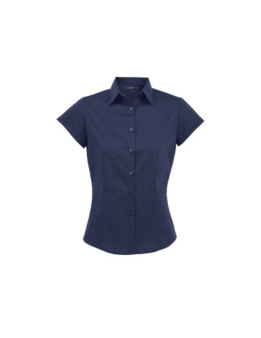 Camicia Donna Manica Corta Elasticizzata...