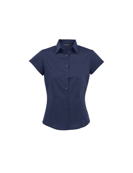 Camicia Donna Manica Corta Elasticizzata Stretch 140