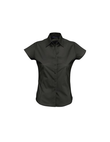 Camicia Donna Manica Corta Elasticizzata...