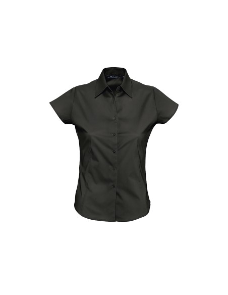 Camicia Donna Manica Corta Elasticizzata Stretch 140