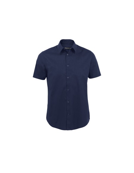 Camicia Uomo Manica Corta Elasticizzata Stretch 140