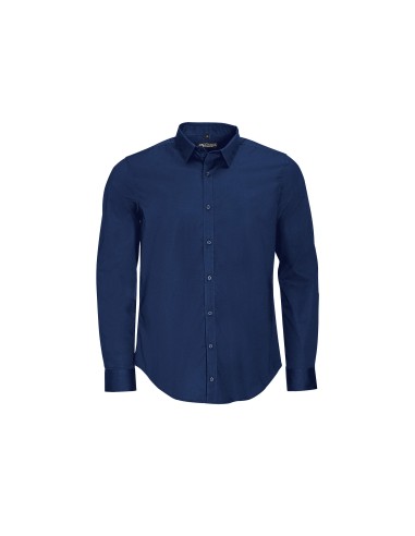 Camicia Uomo Manica Lunga Elasticizzata Stretch...