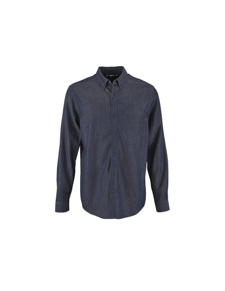 Camicia Uomo Manica Lunga Denim 5 once
