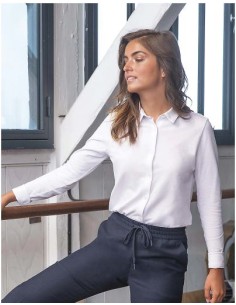 Camicia Donna Manica Lunga Piquè 190