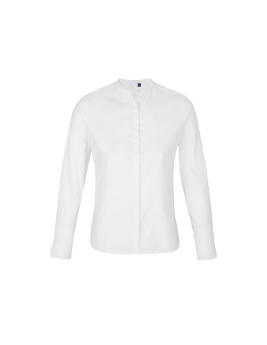 Camicia da Donna con Collo alla Coreana NeoBlu...